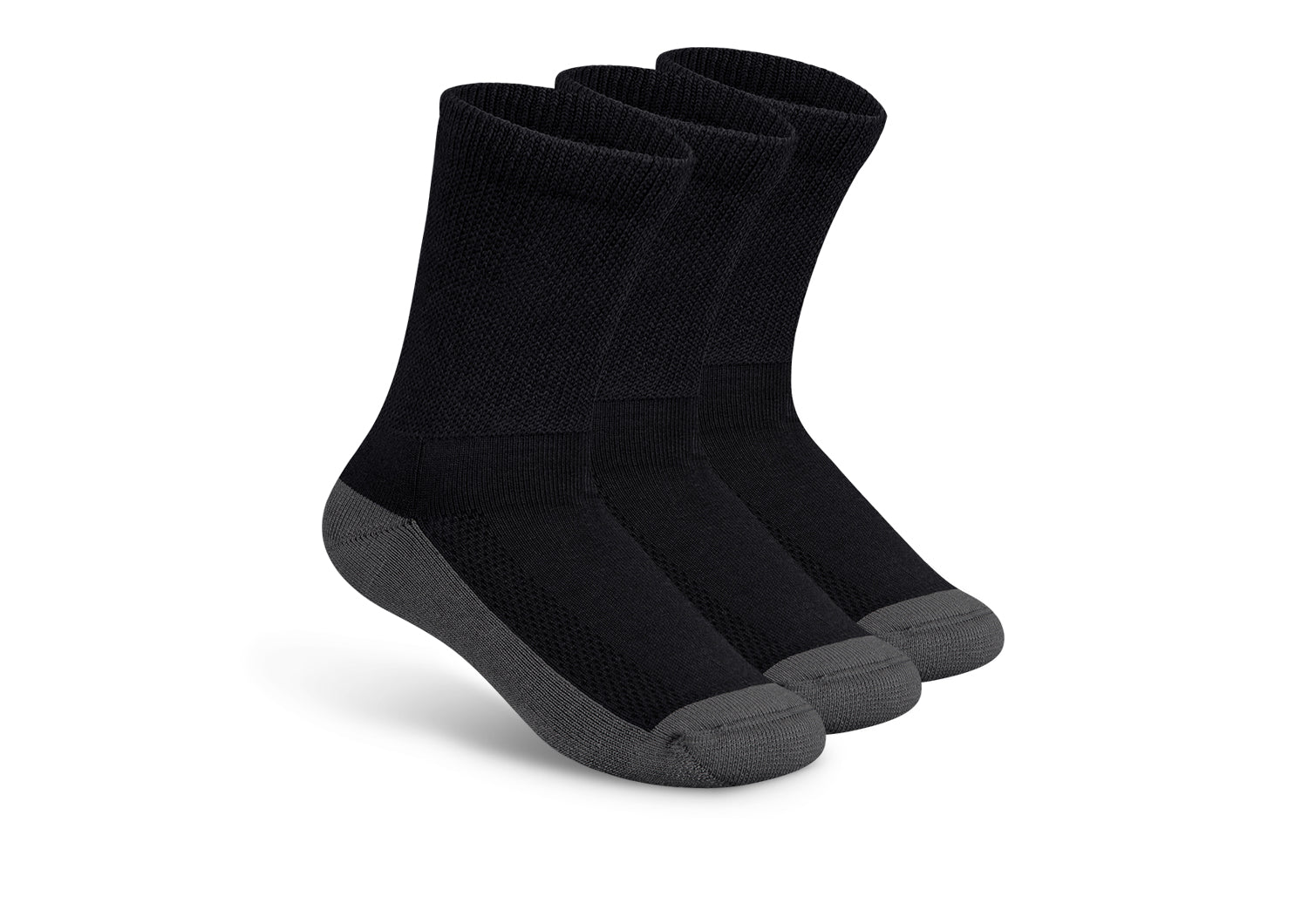 Padded Sole Socks - Charcoal