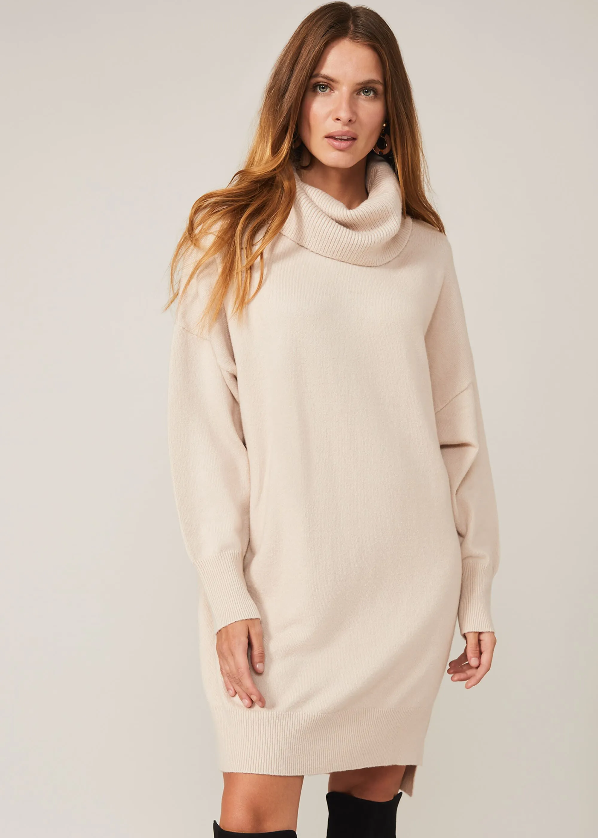 Palmer Cowl Knit Dress