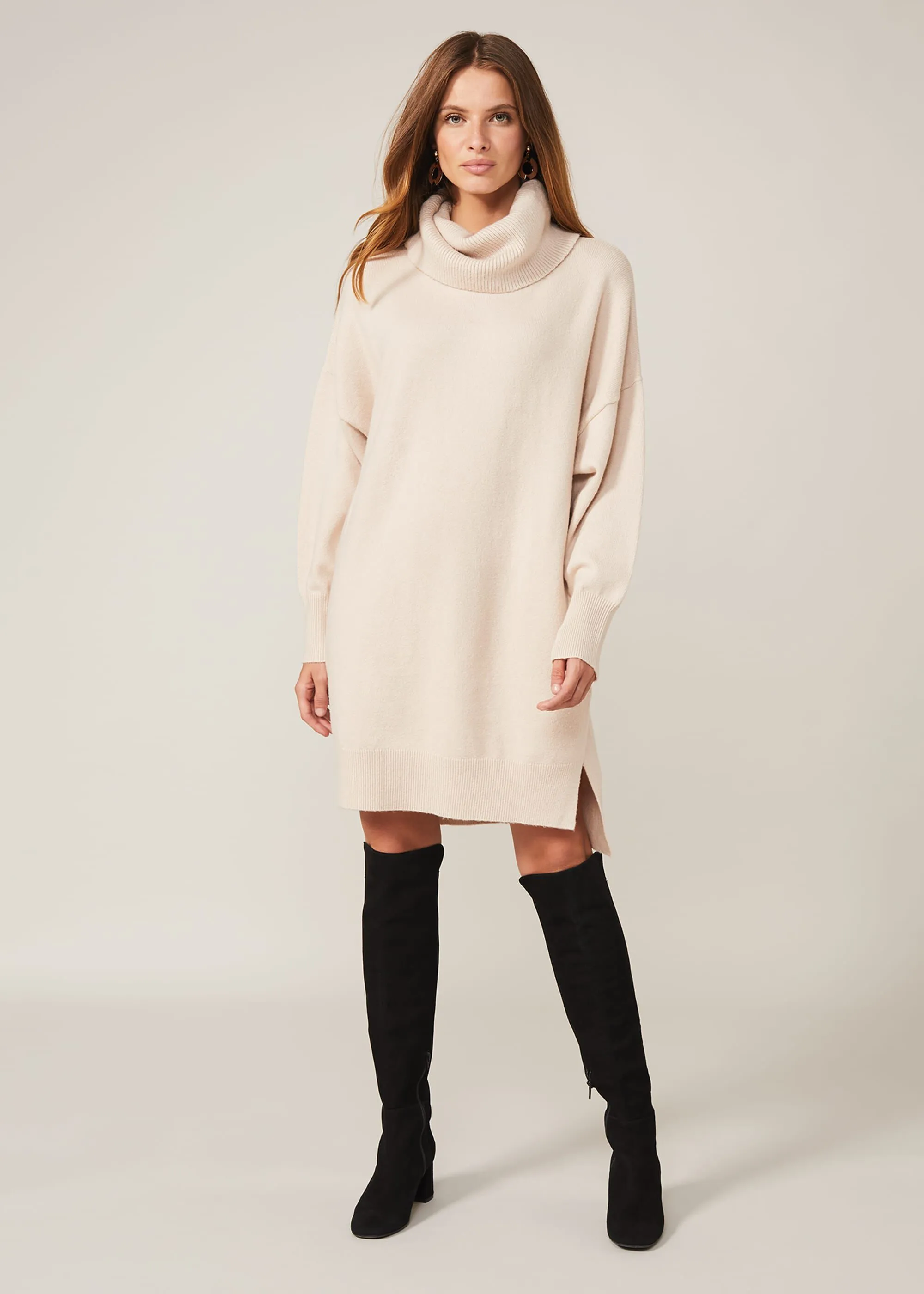 Palmer Cowl Knit Dress