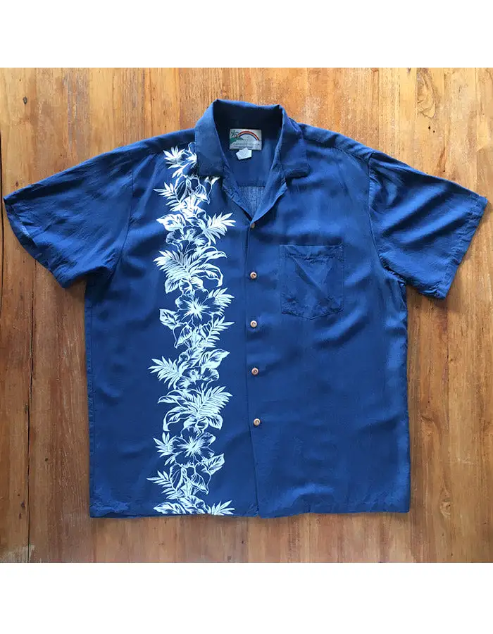 Paradise Found Blue Floral L