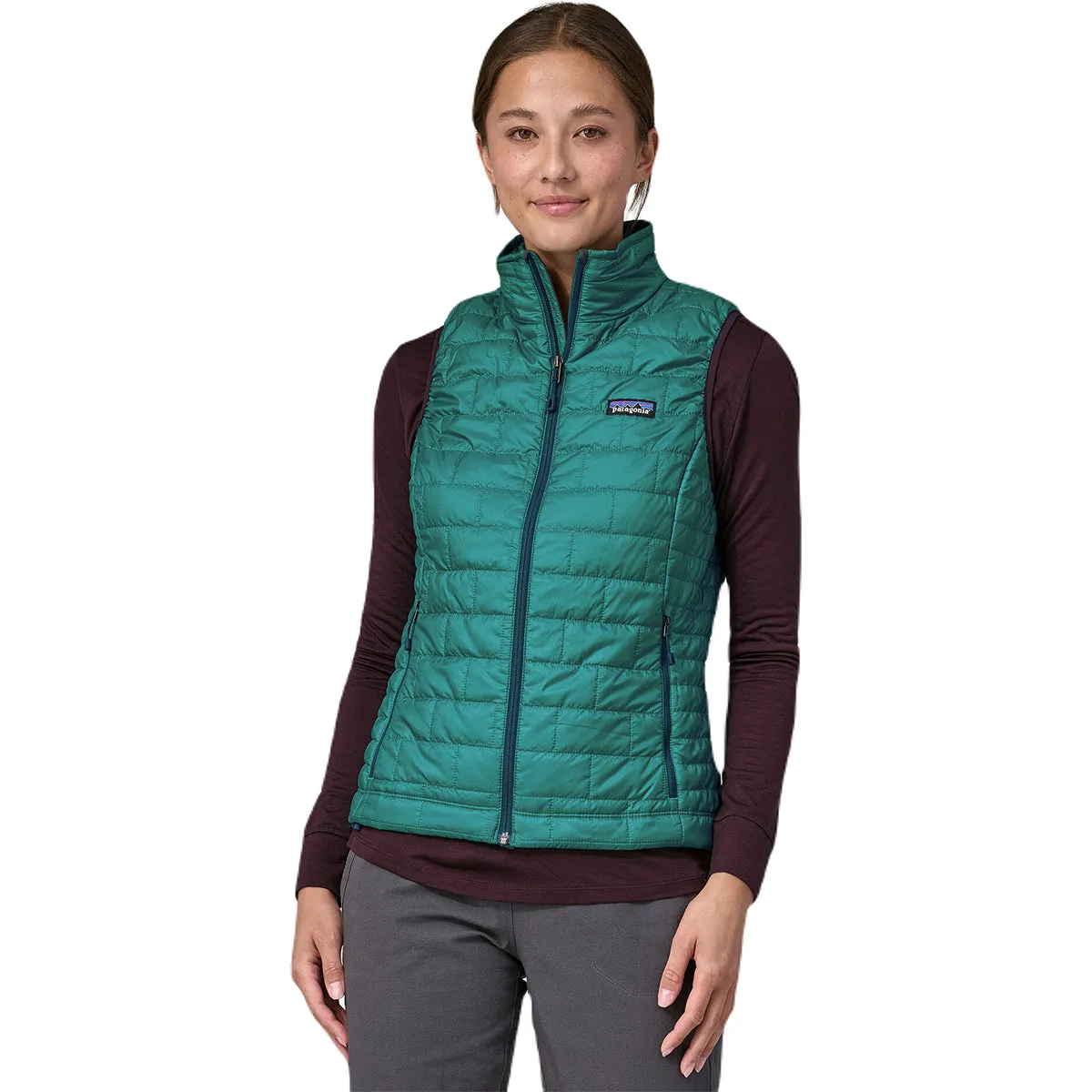 Patagonia Women's Belay Blue Nano Puff Vest