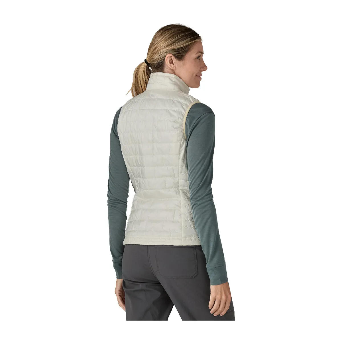 Patagonia Womens Nano Puff Vest Birch White