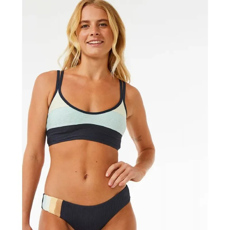 Rip Curl  Block Party Spliced Cheeky Hip - Bikini pezzo sotto