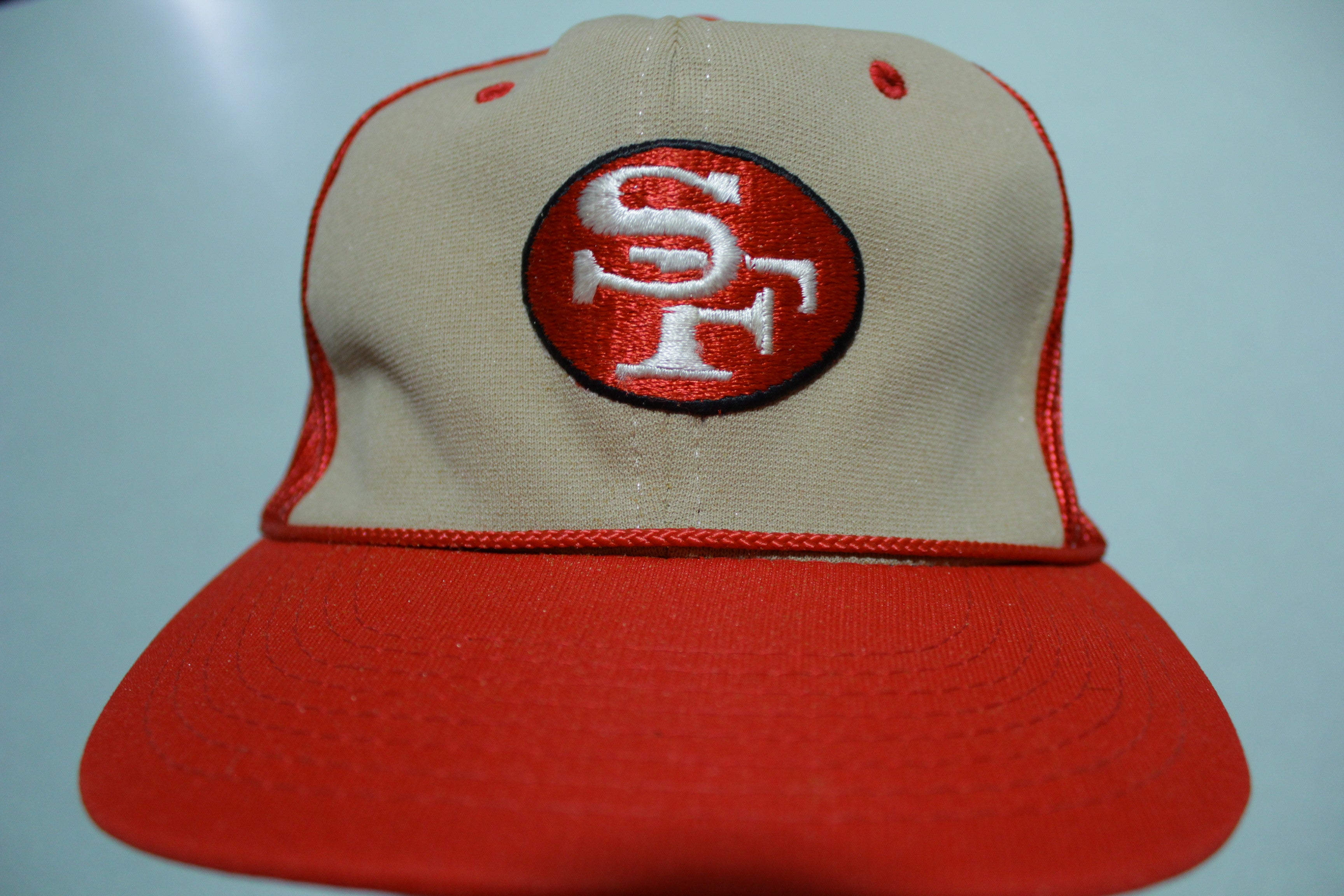 San Francisco 49ers Sports Specialties Vintage 80's Adjustable Snap Back Trucker Hat