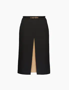 Scuba Horsebit Skirt