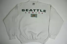 Seattle Sonics Vintage 90's Crewneck Tultex Basketball Sweatshirt