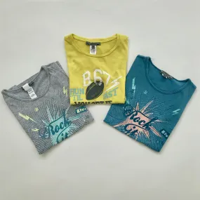 Set of Three Bonpoint Boys Short-Sleeve Cotton T-Shirts: 6 Years