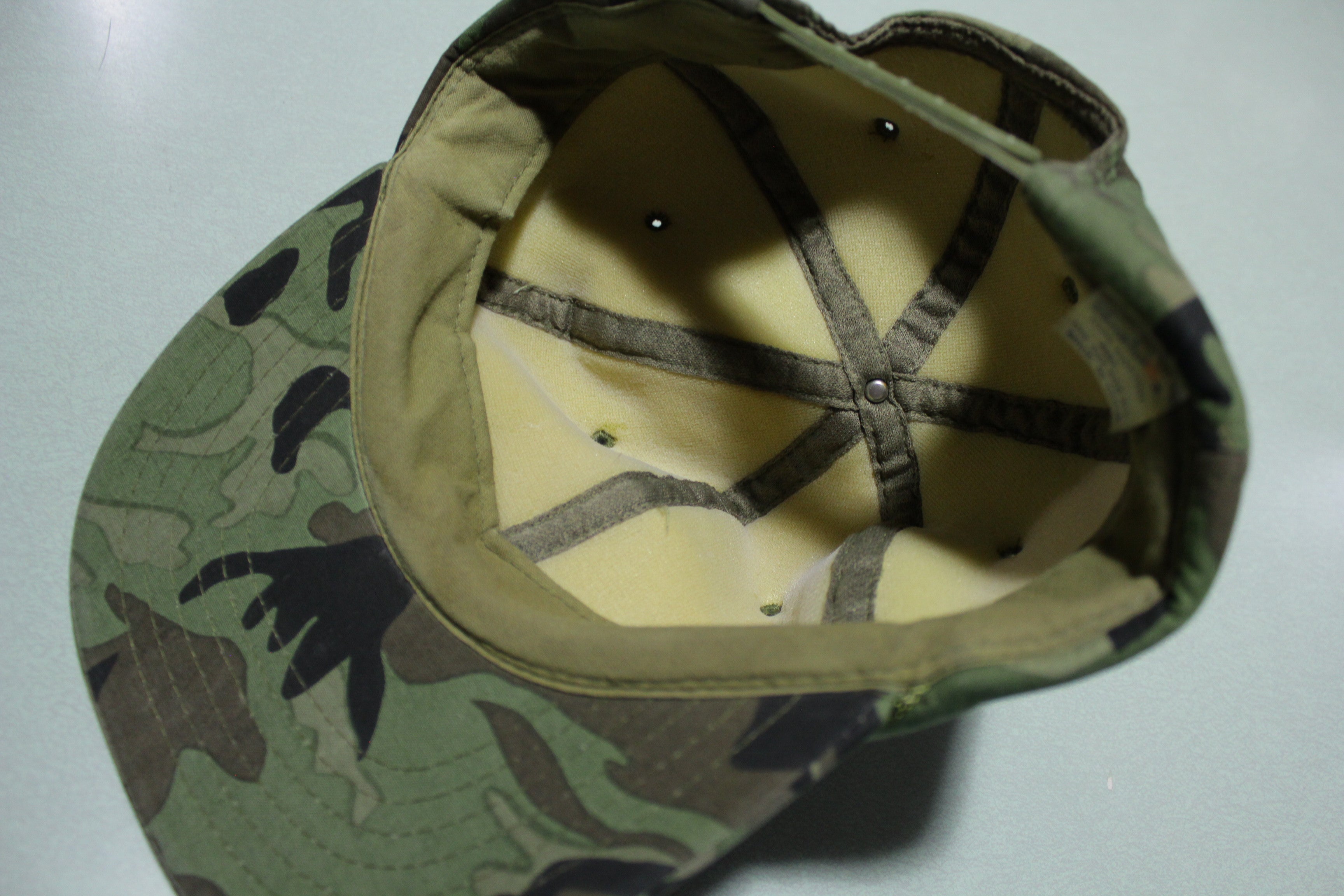 Sportsman Camo Full Foam Vintage 80's Adjustable Snap Back Trucker Hat