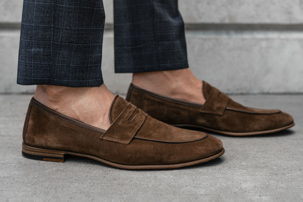 The Louis Penny Loafer - Martora Suede