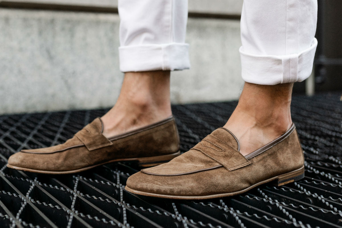 The Louis Penny Loafer - Martora Suede