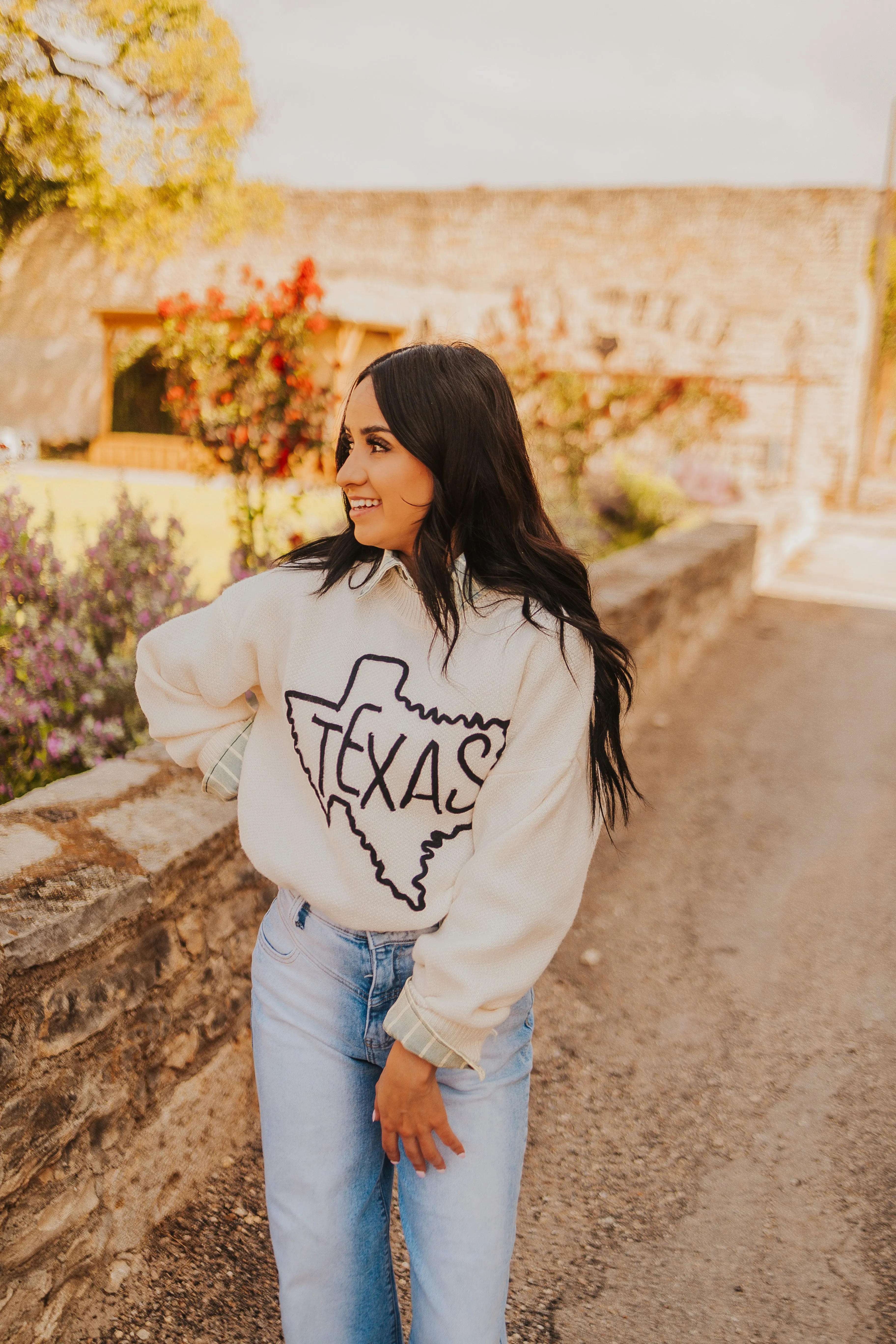 The Texas Outline Sweater