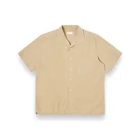 Universal Works Camp II Shirt 30269 Gardenia Lycot summer oak