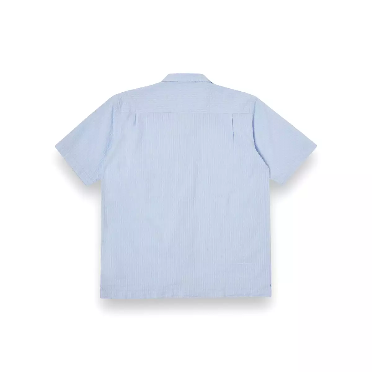 Universal Works Camp II Shirt Onda Cotton 30669 pale blue