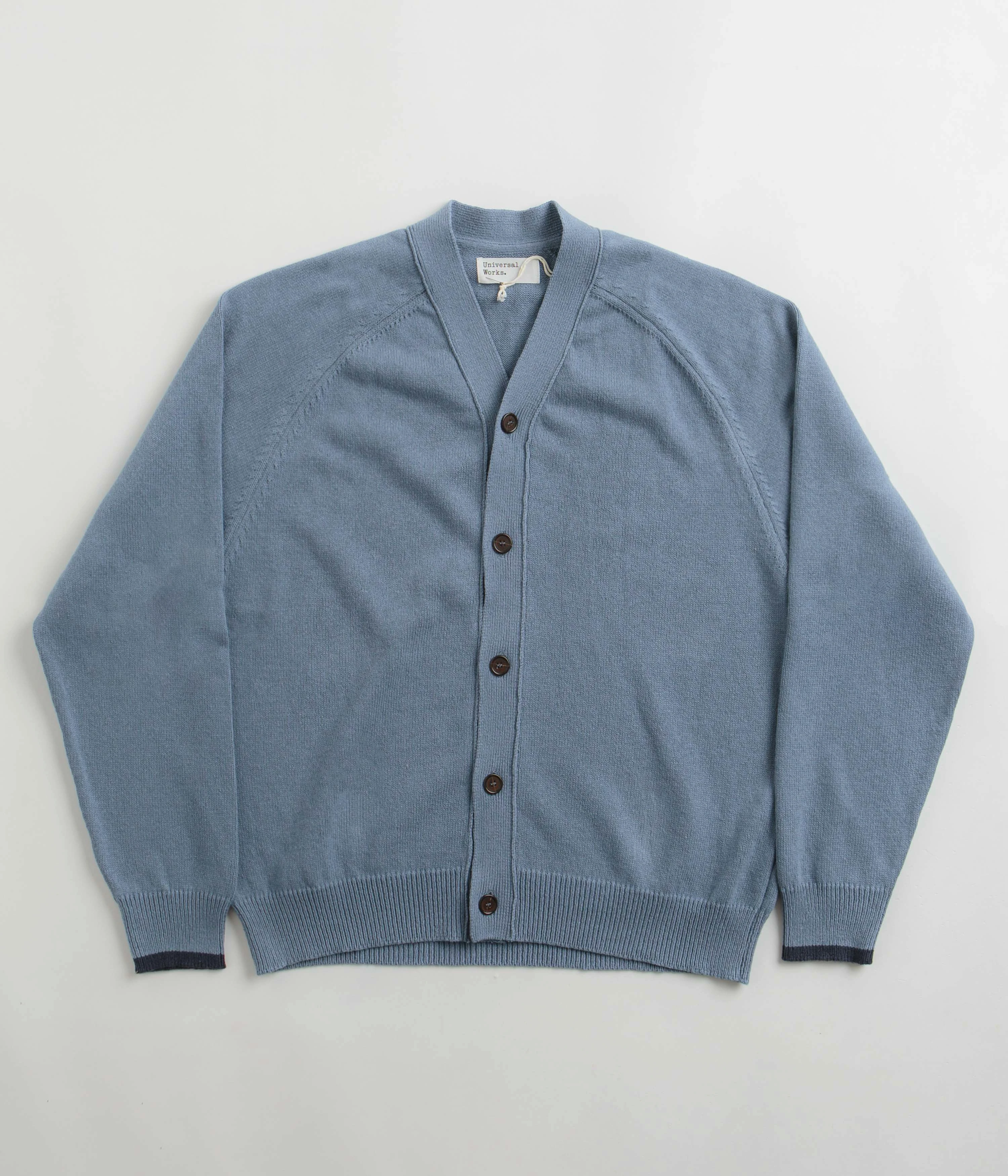 Universal Works David Cardigan - Chambray