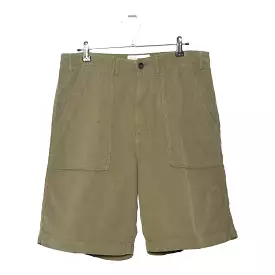 Universal Works Fatigue Short Summer Cord bright olive P26021