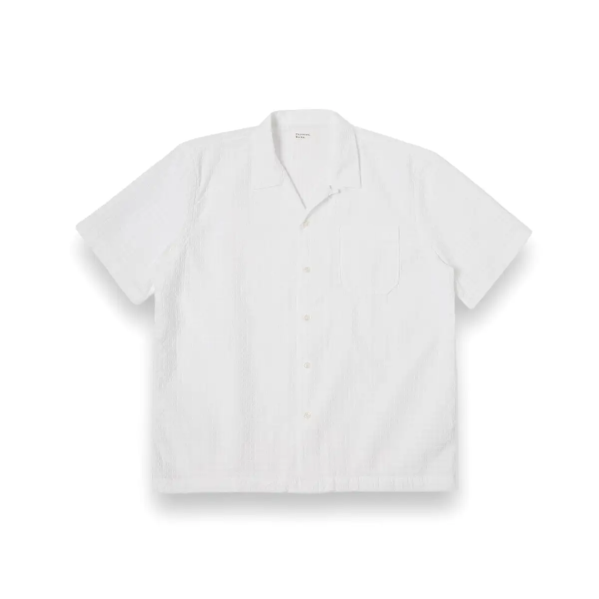 Universal Works Road Shirt 30650 delos cotton white