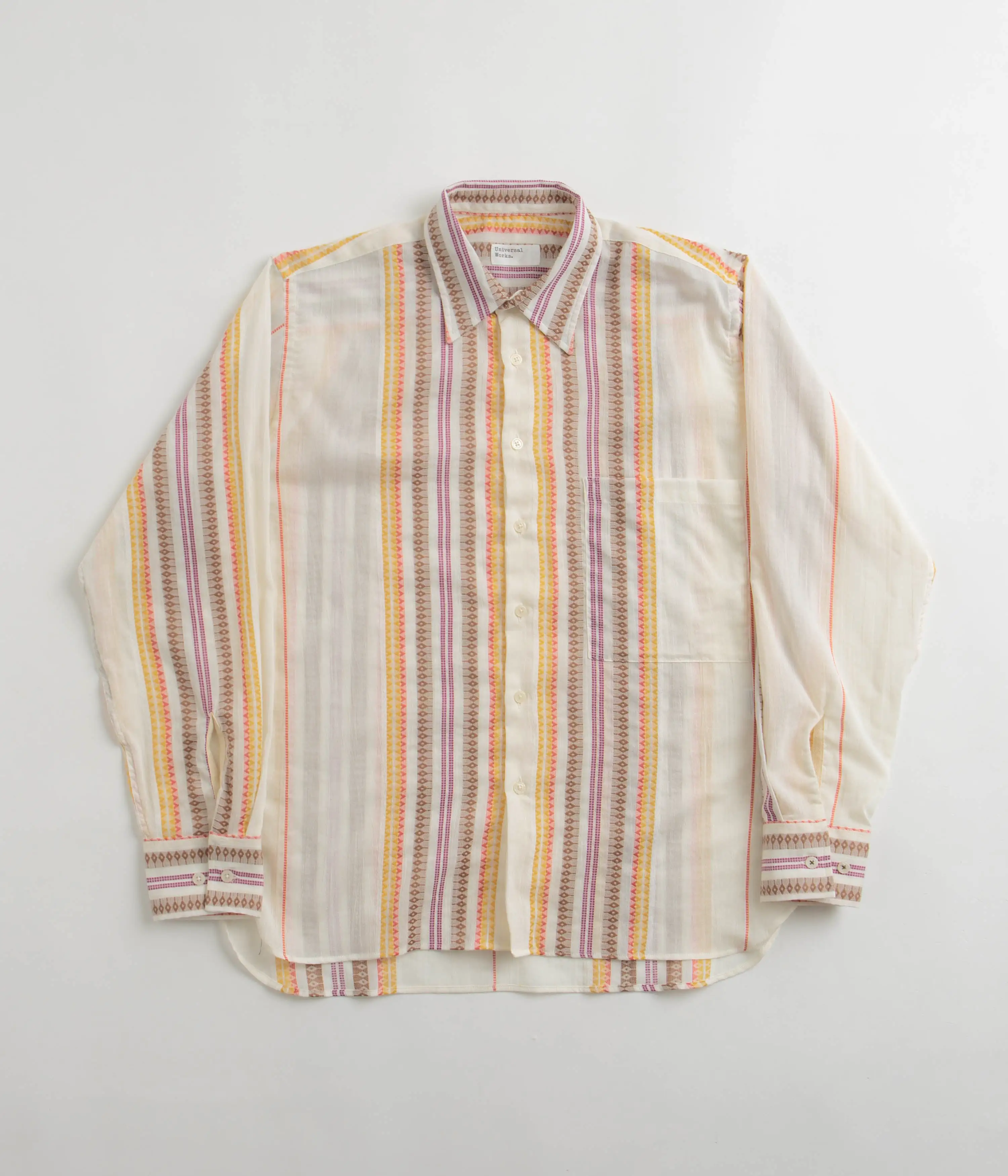 Universal Works Square Pocket Shirt - Ecru