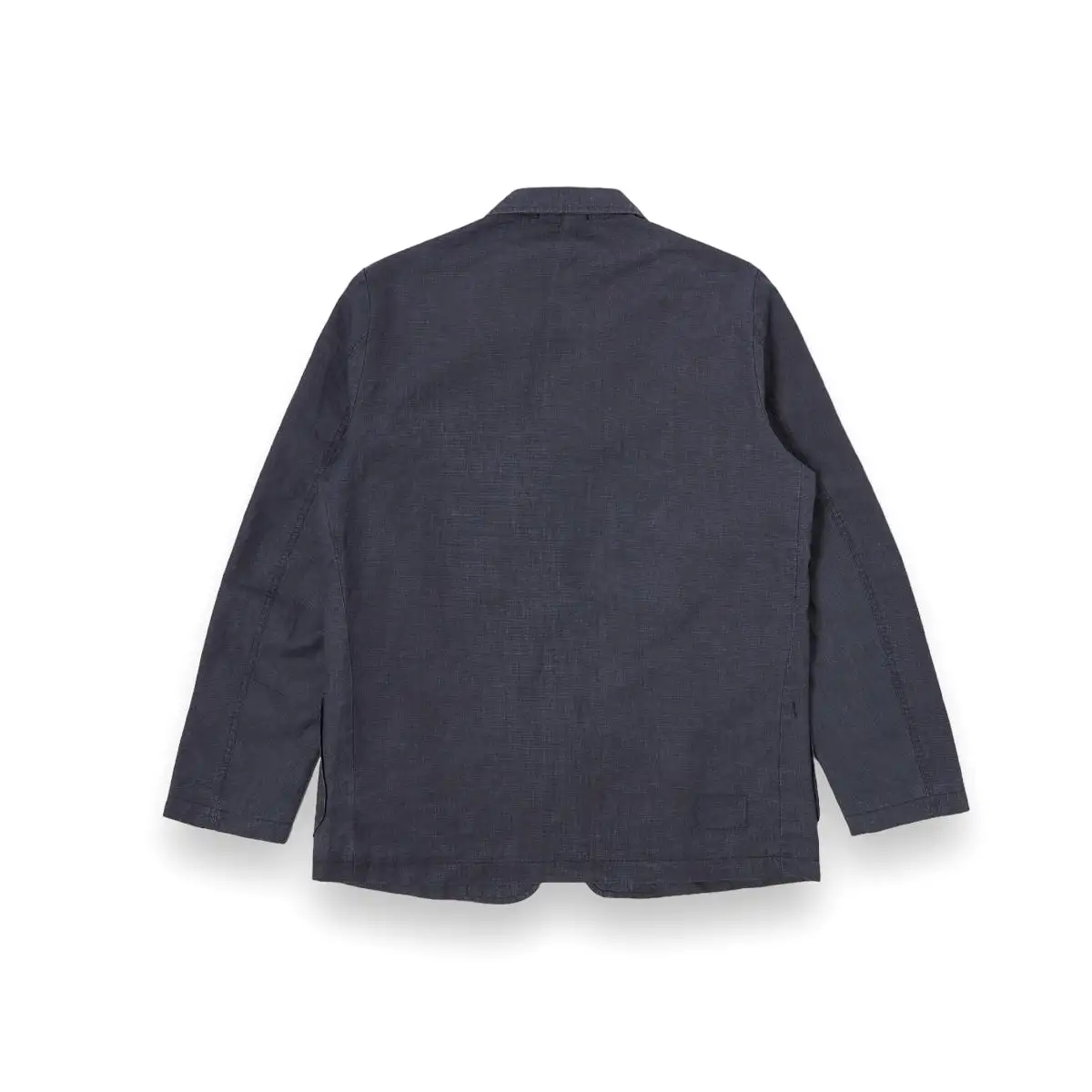 Universal Works Three Button Jacket 30500 linen mix puppytooth navy