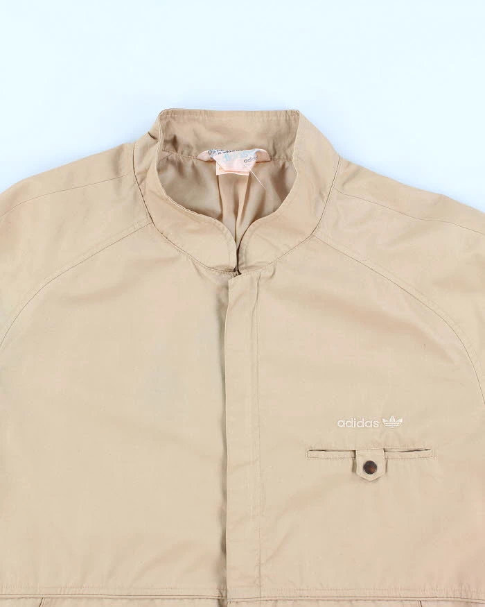 Vintage 70s Adidas Beige Light Jacket - L/XL