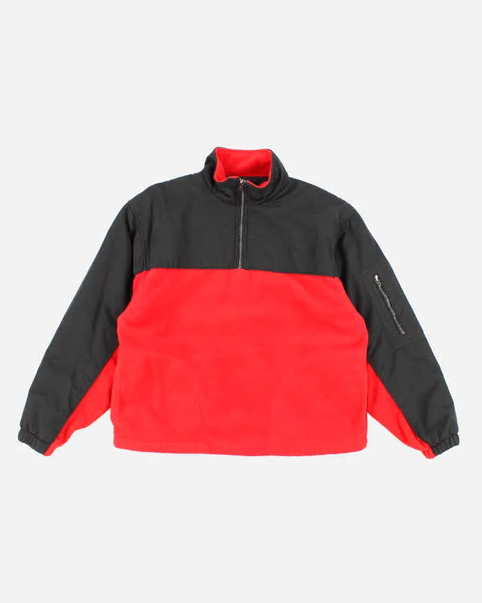 Vintage 90s Storm Tech Red Fleece - L