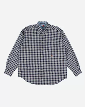 Vintage 90s Tommy Hilfiger Check Shirt - L