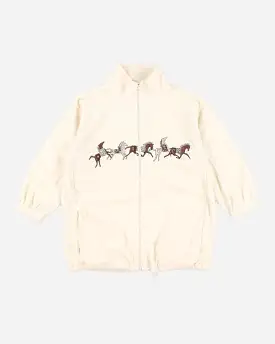 Vintage Horse Embroidered Fleece - XL