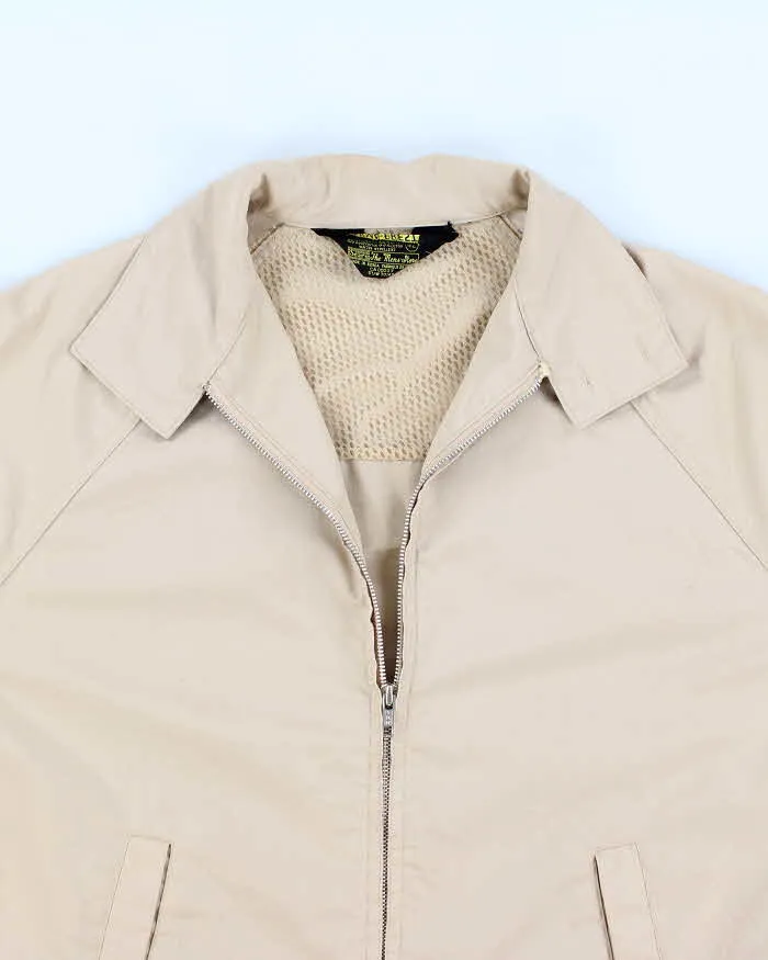 Vintage Sears Perma-Prest Beige Harrington Jacket - L