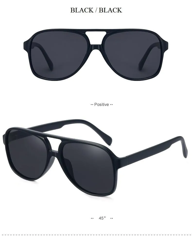 Vintage Style Square Sunglasses with UV400 Gradient Lens for Women