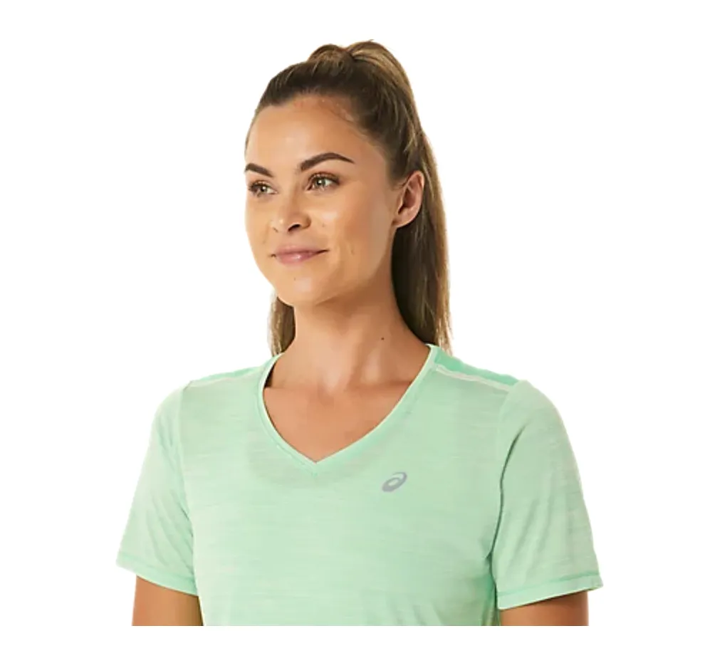 W Asics Race V-Neck SS