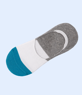 WA0981-WHITE-No-show Socks For Men