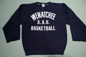 Wenatchee A.A.U Basketball Vintage 90's Russell Cut Off Sleeve Crewneck Sweatshirt