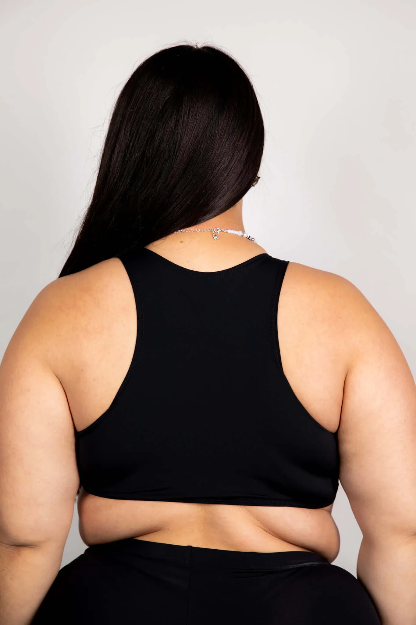 Women's Matte Black Teaser Top